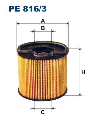 FILTRON Üzemanyagszűrö betét PE816/3_FIL