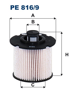 FILTRON Üzemanyagszűrö betét PE816/9_FIL