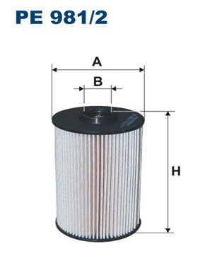 FILTRON Üzemanyagszűrö betét PE981/2_FIL