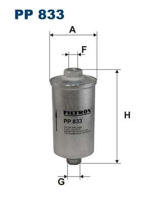 FILTRON Üzemanyagszűrő PP833_FIL