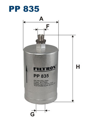 FILTRON Üzemanyagszűrő PP835_FIL