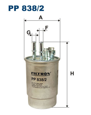 FILTRON Üzemanyagszűrő PP838/2_FIL