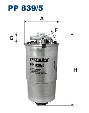 FILTRON Üzemanyagszűrő PP839/5_FIL