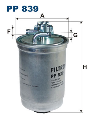 FILTRON Üzemanyagszűrő PP839_FIL