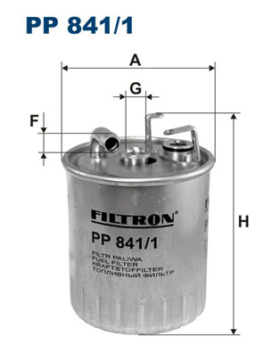 FILTRON Üzemanyagszűrő PP841/1_FIL