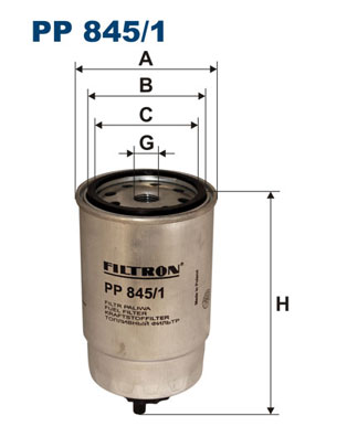 FILTRON Üzemanyagszűrő PP845/1_FIL