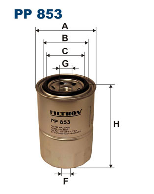 FILTRON Üzemanyagszűrő PP853_FIL