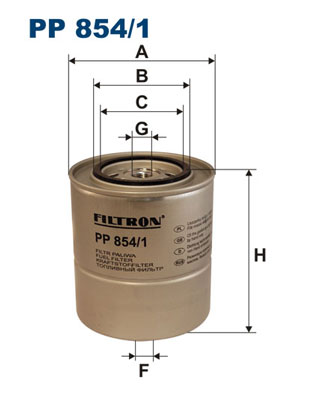 FILTRON Üzemanyagszűrő PP854/1_FIL