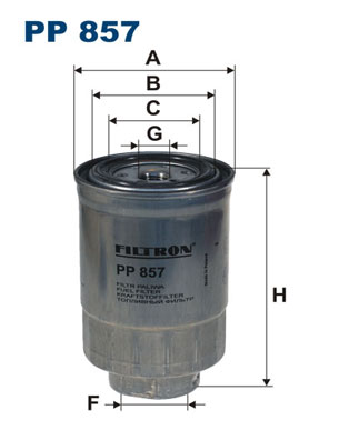 FILTRON Üzemanyagszűrő PP857_FIL