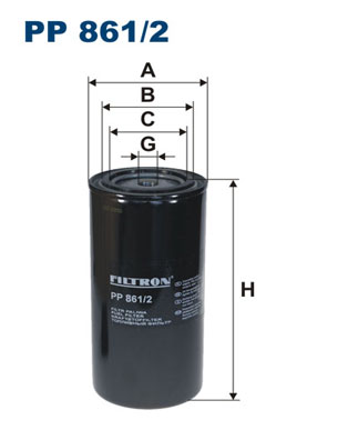 FILTRON Üzemanyagszűrő PP861/2_FIL