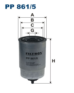 FILTRON Üzemanyagszűrő PP861/5_FIL