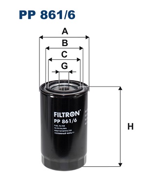 FILTRON Üzemanyagszűrő PP861/6_FIL