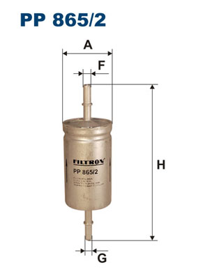 FILTRON Üzemanyagszűrő PP865/2_FIL