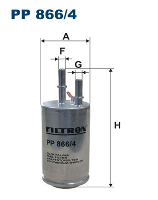 FILTRON Üzemanyagszűrő PP866/4_FIL