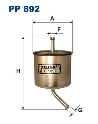 FILTRON Üzemanyagszűrő PP892_FIL