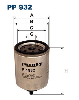 FILTRON Üzemanyagszűrő PP932_FIL