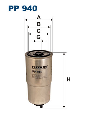 FILTRON Üzemanyagszűrő PP940_FIL