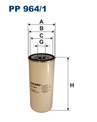 FILTRON Üzemanyagszűrő PP964/1_FIL