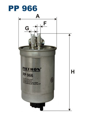 FILTRON Üzemanyagszűrő PP966_FIL