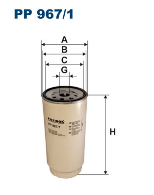 FILTRON Üzemanyagszűrő PP967/1_FIL