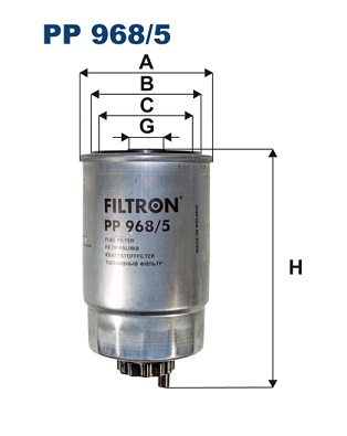 FILTRON Üzemanyagszűrő PP968/5_FIL