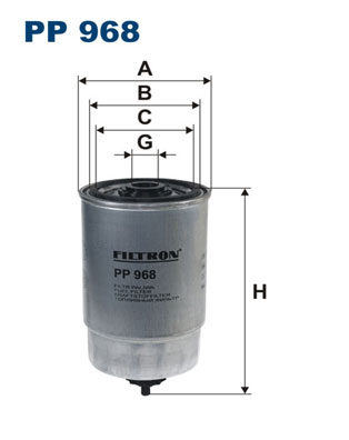 FILTRON Üzemanyagszűrő PP968_FIL