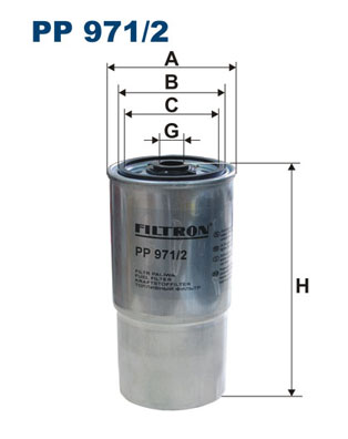 FILTRON Üzemanyagszűrő PP971/2_FIL