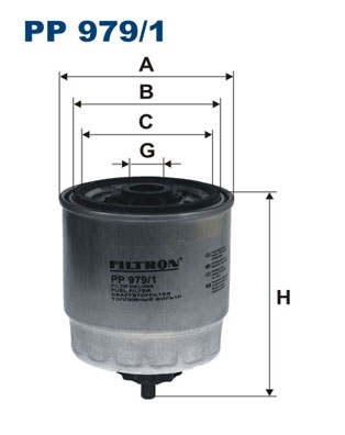 FILTRON Üzemanyagszűrő PP979/1_FIL