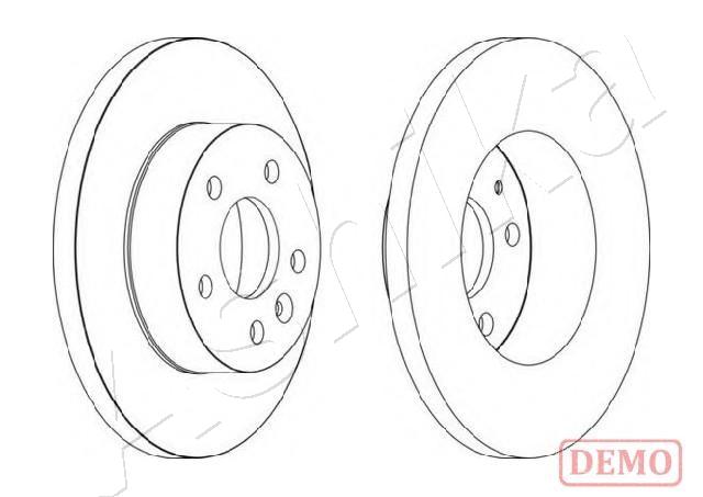 ASHIKA Első féktárcsa 60-00-056C_ASH