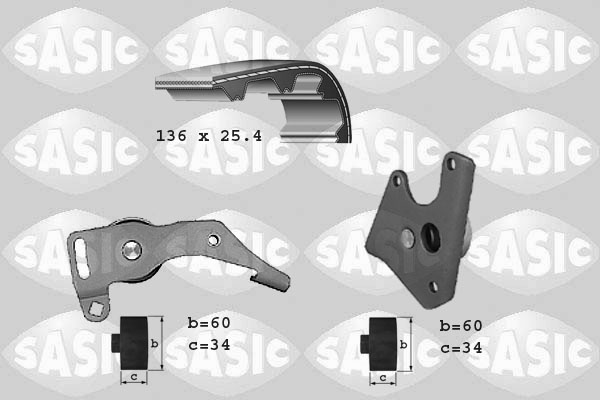 SASIC 1750003_SAS Vezérműszíj készlet