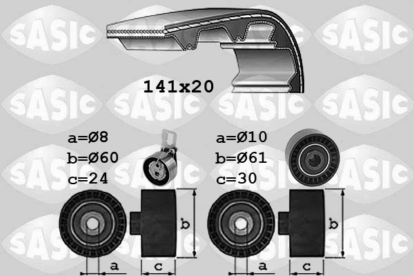 SASIC Vezérműszíj készlet 1750044_SAS