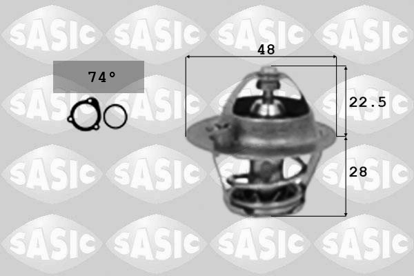 SASIC Termosztát+O gyűrű 3306024_SAS