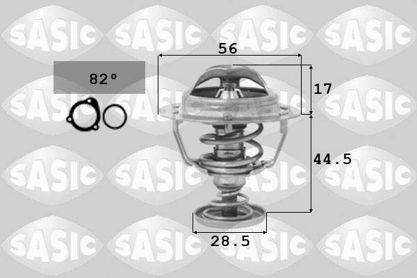 SASIC Termosztát+O gyűrű 3306063_SAS