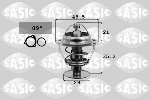 SASIC Termosztát+O gyűrű 3381211_SAS