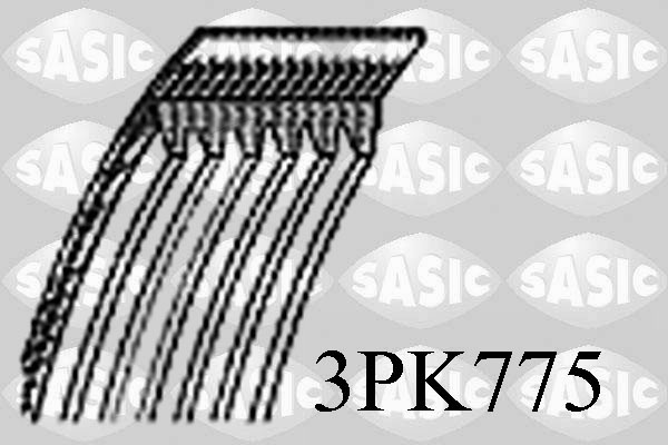 SASIC Hosszbordásszíj 3PK775_SAS