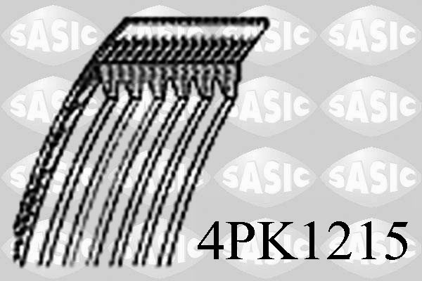 SASIC Hosszbordásszíj 4PK1215_SAS