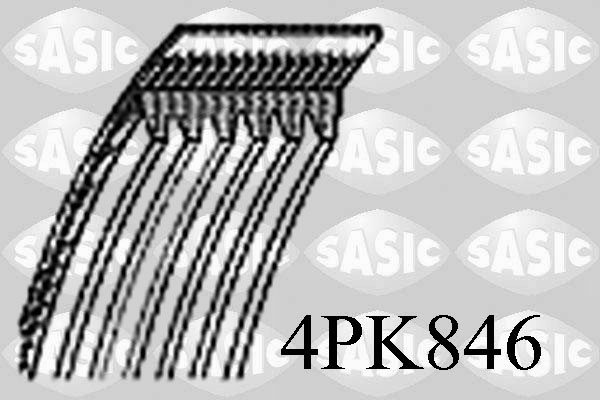 SASIC 4PK846_SAS Hosszbordásszíj