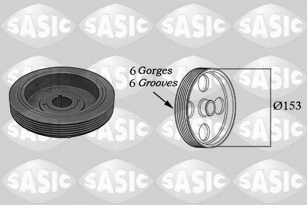 SASIC Szíjtárcsa, főtengely 5150G30_SAS