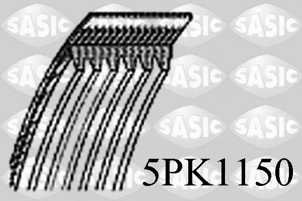 SASIC Hosszbordásszíj 5PK1150_SAS