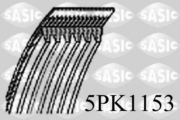 SASIC Hosszbordásszíj 5PK1153_SAS