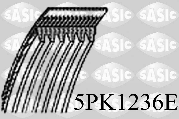 SASIC Hosszbordásszíj 5PK1236E_SAS