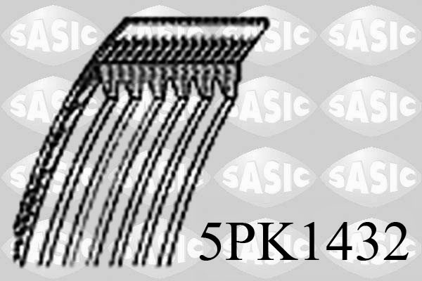 SASIC Hosszbordásszíj 5PK1432_SAS