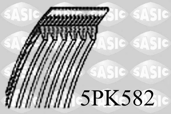 SASIC Hosszbordásszíj 5PK582_SAS