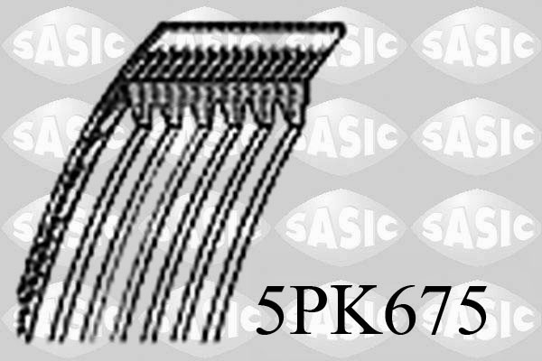 SASIC Hosszbordásszíj 5PK675_SAS