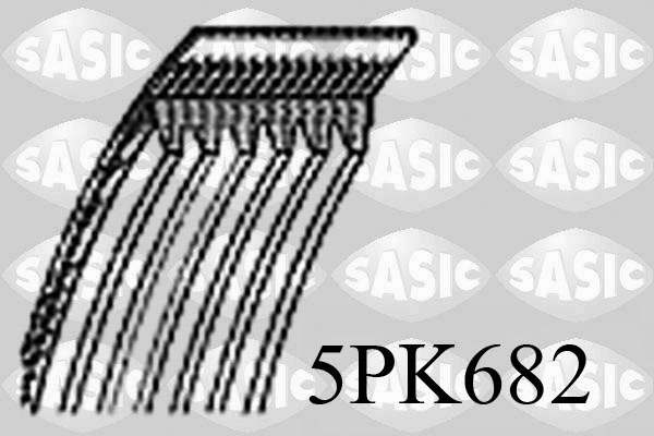 SASIC Hosszbordásszíj 5PK682_SAS