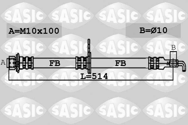 SASIC Gumifékcső 6600019_SAS