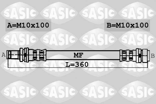 SASIC Gumifékcső 6600048_SAS