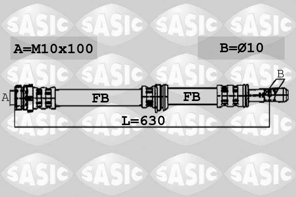 SASIC Gumifékcső 6600058_SAS