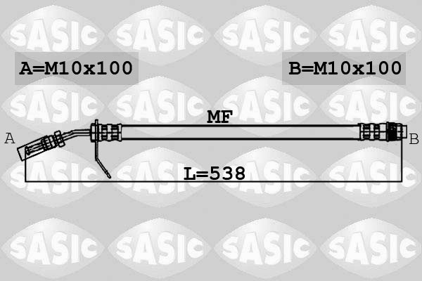 SASIC Gumifékcső 6604009_SAS