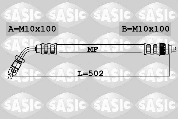 SASIC Gumifékcső 6604017_SAS